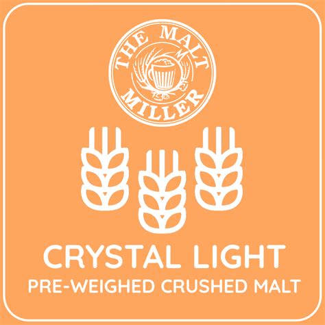 light crystal brewing malt.